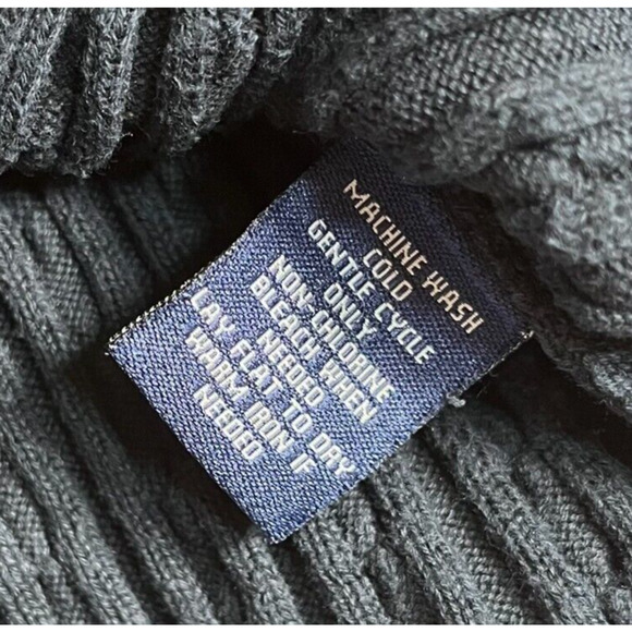 Chaps Womens Y2K Cable Knit Short Sleeve Sweater Size XL Henley Preppy Old Money - Picture 6 of 8